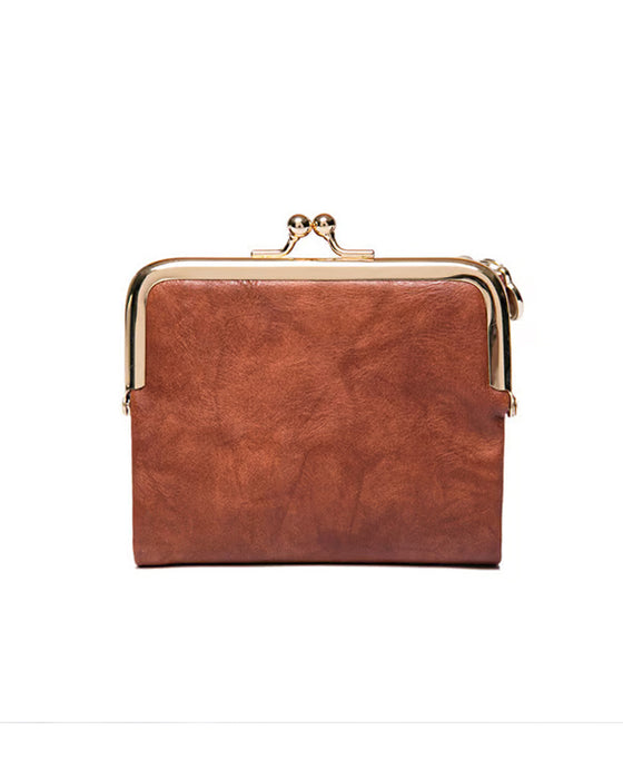 Mini Portefeuille Court Carré Mode Pour Femme