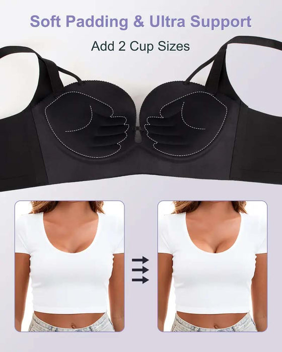 Soutiens-Gorge Push-Up Sans Armature Pour Femmes