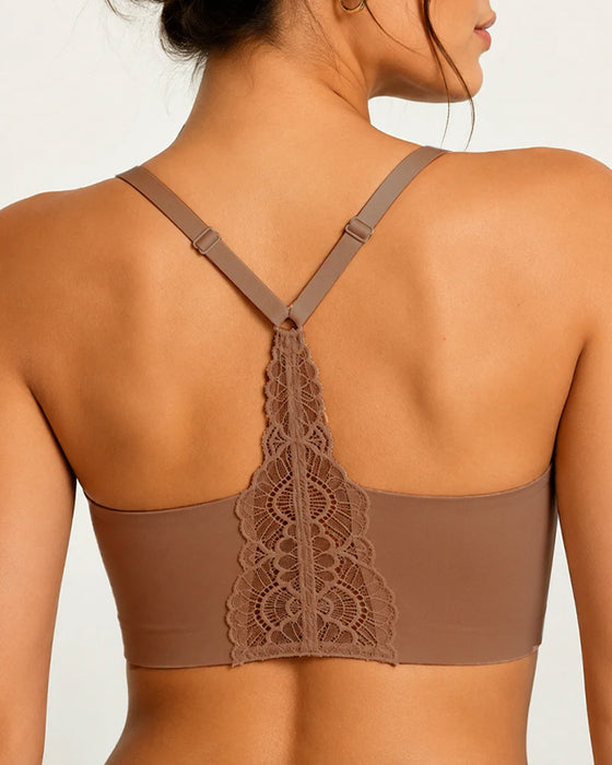 Soutien-Gorge Dentelle Dos Nu Sans Fil