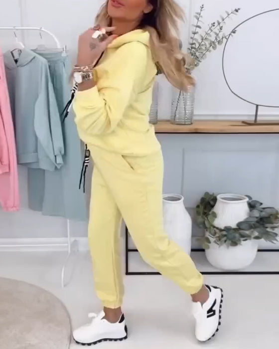 Costume Deux-Pièces Style Street Sweat Sport