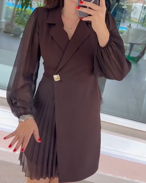 Robe Manche Ballon Mousseline Patchwork Costume