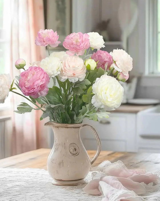 Fleur De Pivoine Artificielle - Résistant Aux UV, Imperméable, Résistant Au Vent