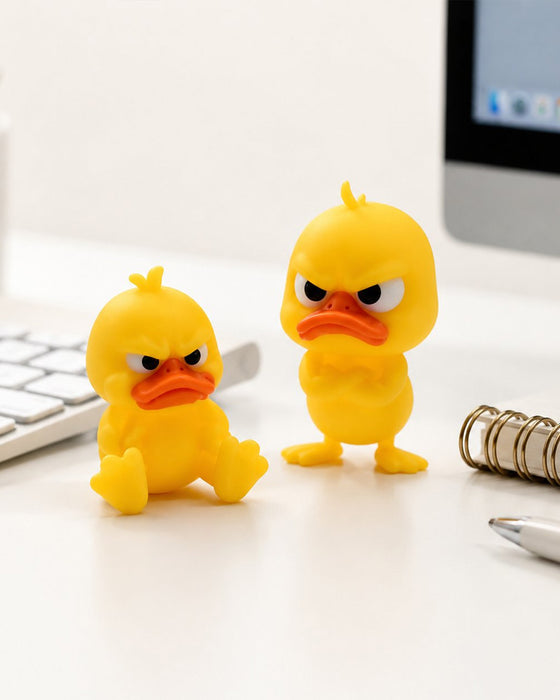 Canard 3D Imprimé En Colère Petit Jaune