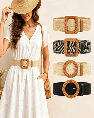 Ceinture Boho Style Boucle Élastique