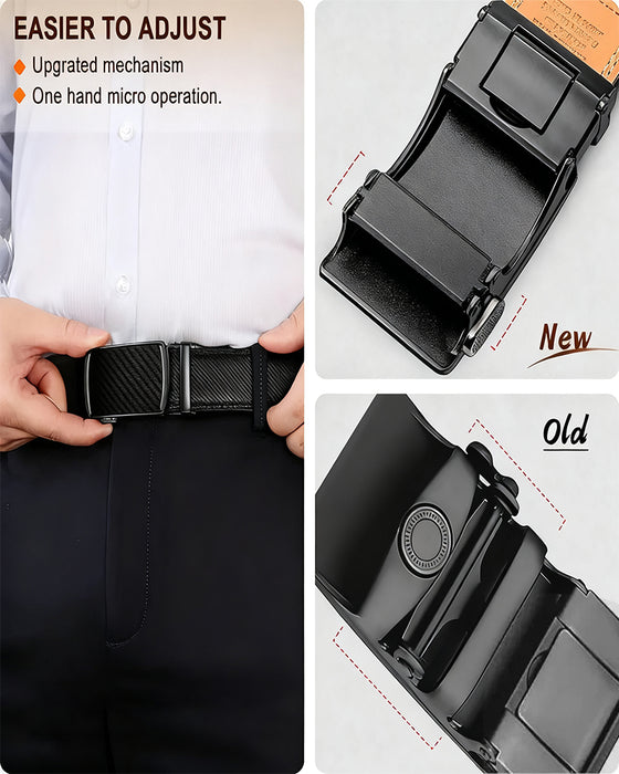 🎁 Ceinture en Cuir à Crémaillère Avec Boucle Réglable💼