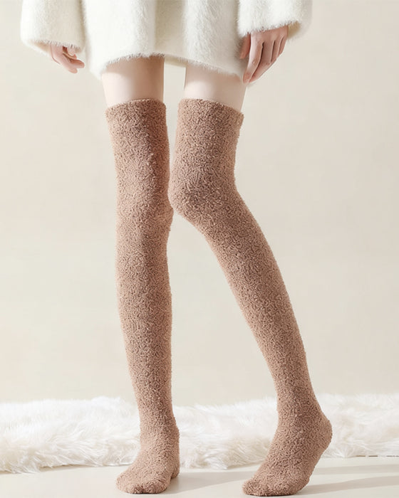 Chaussettes Montantes Chaudes Et Confortables