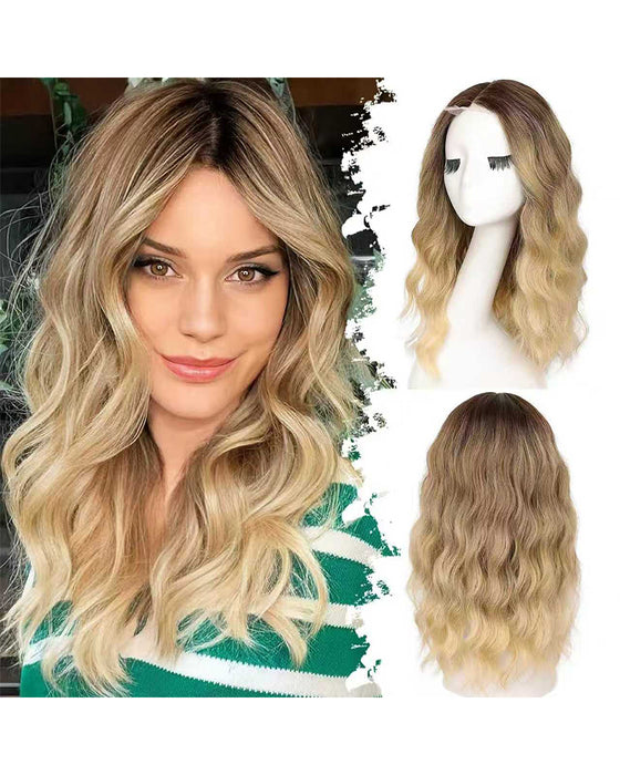 PANEWAY Postiche Cheveux 16 Pouces Ondulé Pour Femmes