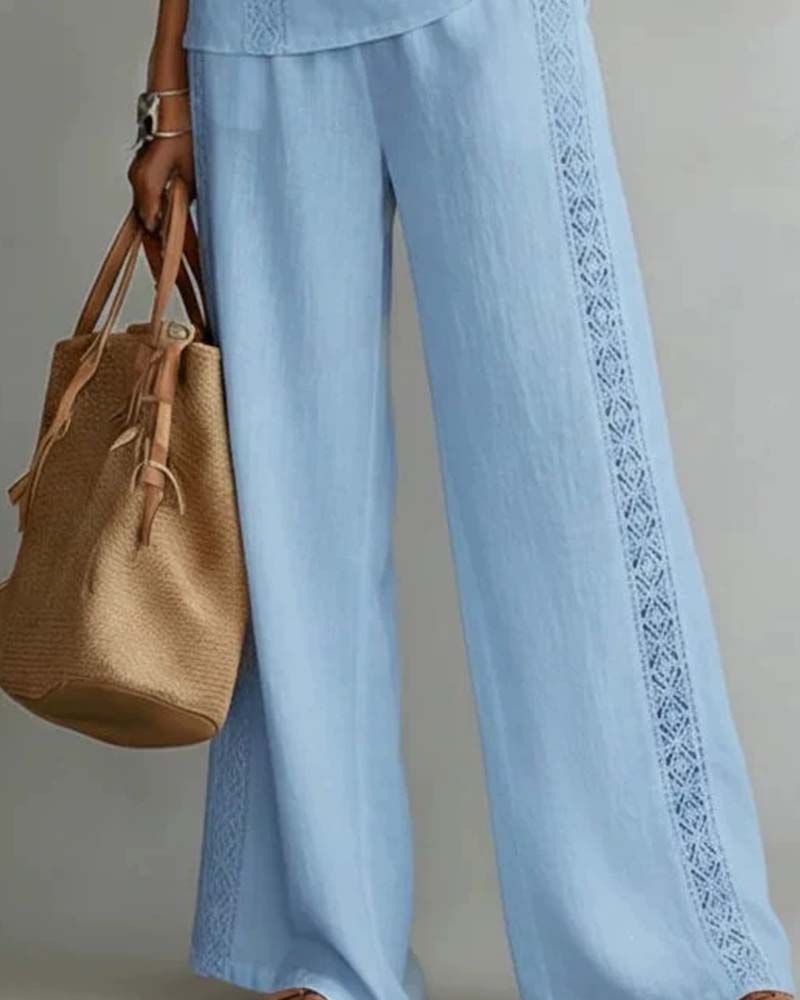 Ensemble Deux Pièces Évidé Halter