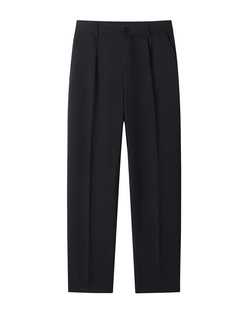 Pantalon Homme Poche Plissé Droit