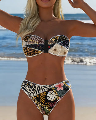 Bikini Bloc De Couleur Bralette