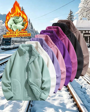 Veste Unie Manche Longue Décontractée