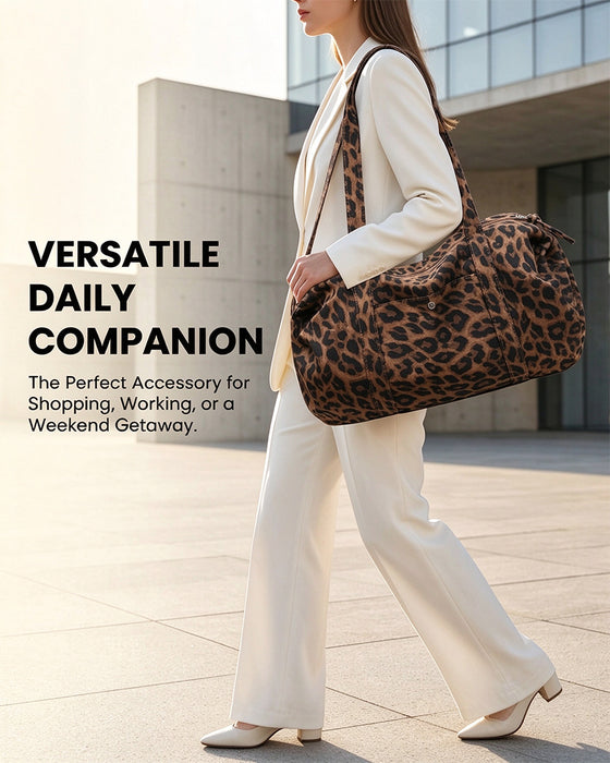 Sac Grande Capacité Léopard Imprimé Tote