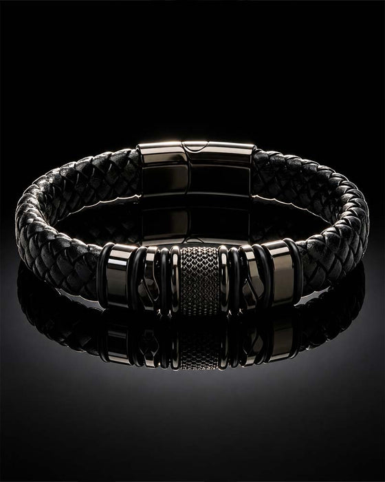 Bracelet En Cuir Premium Pour Hommes