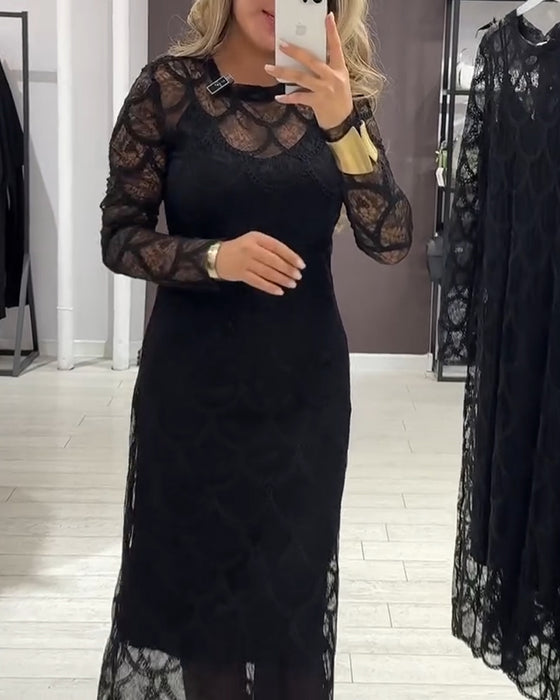 Ensemble Cover Up & Robe Cami Dentelle