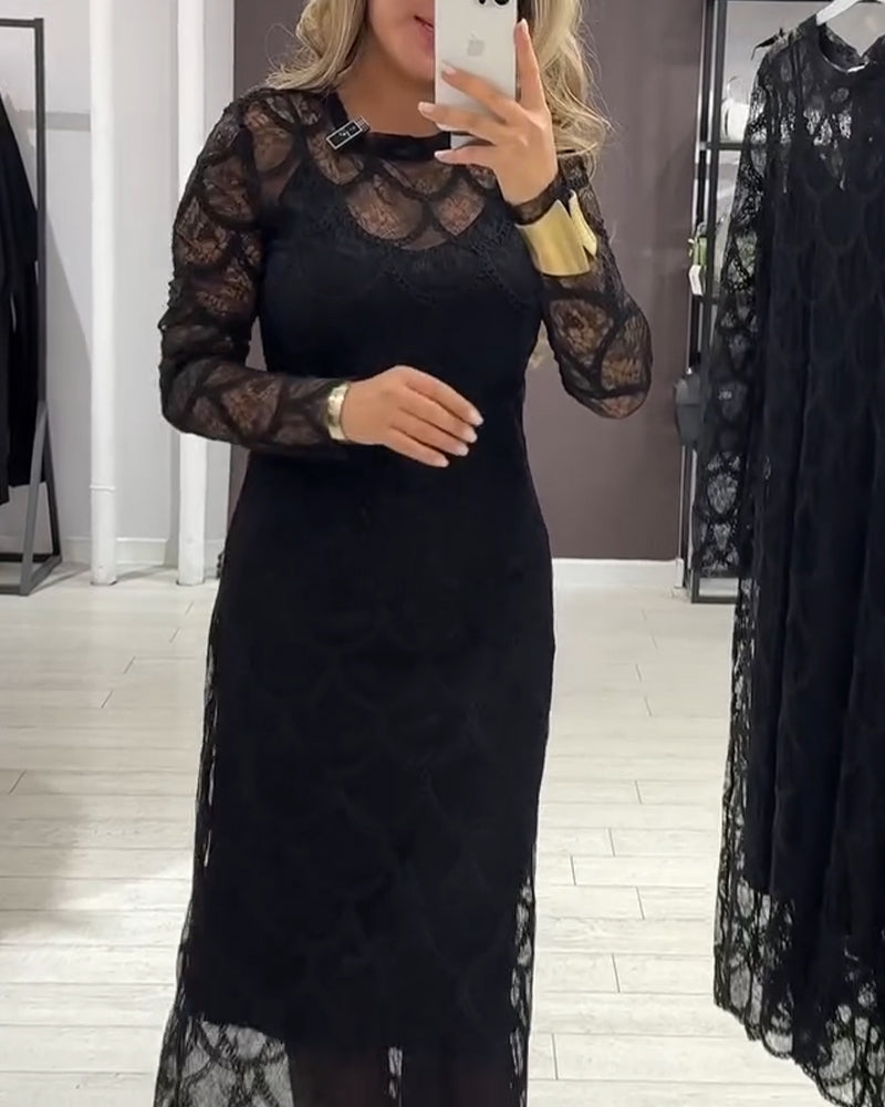 Ensemble Cover Up & Robe Cami Dentelle