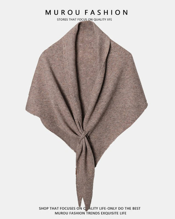 Châle Cape Tendance Uni Triangle