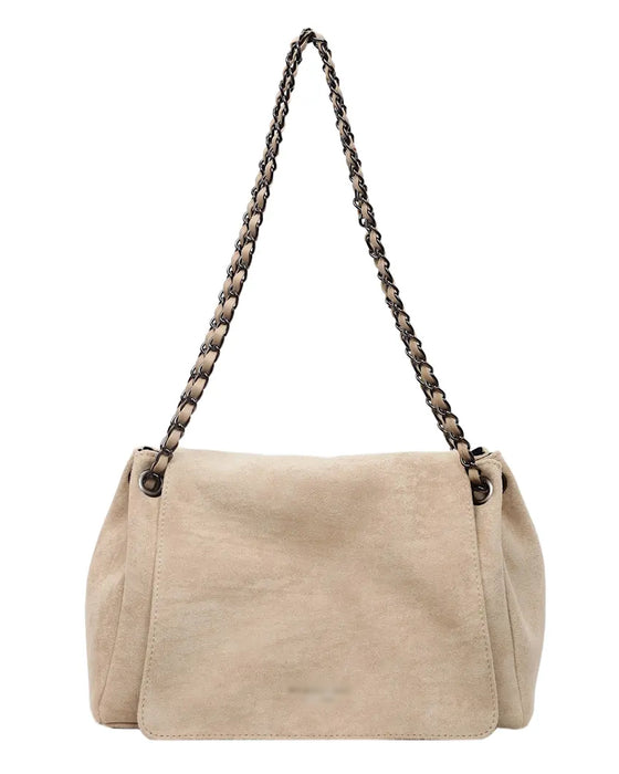 Sac Uni Daim Bandoulière Épaule
