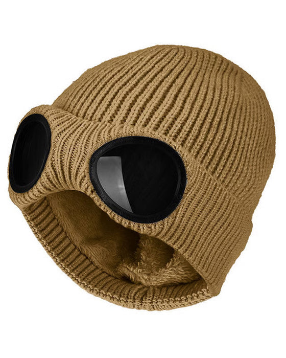 Bonnet Unisexe Uni Avec Design De Lentille De Lunettes