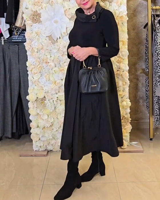 Robe Tendance Street Uni A-Ligne