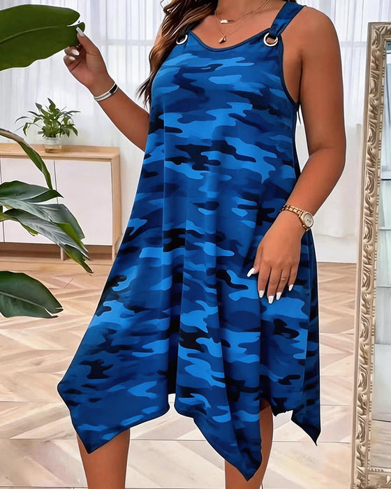 Robe Anneau Métallique Camouflage