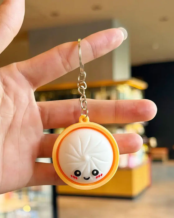 Mignon Dumpling Pressable Lueur Squishies Fidget Porte-Clés