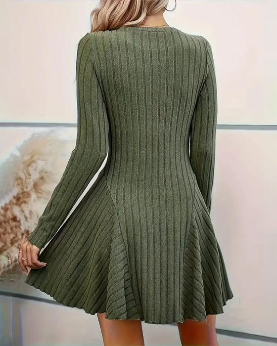 Robe Ligne A Manche Longue