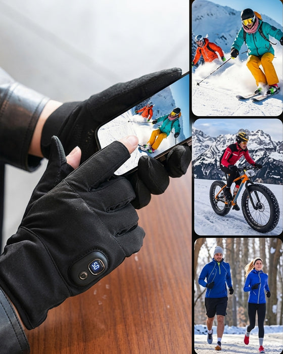 Gants Rechargeables Électriquement Chauffés Hiver