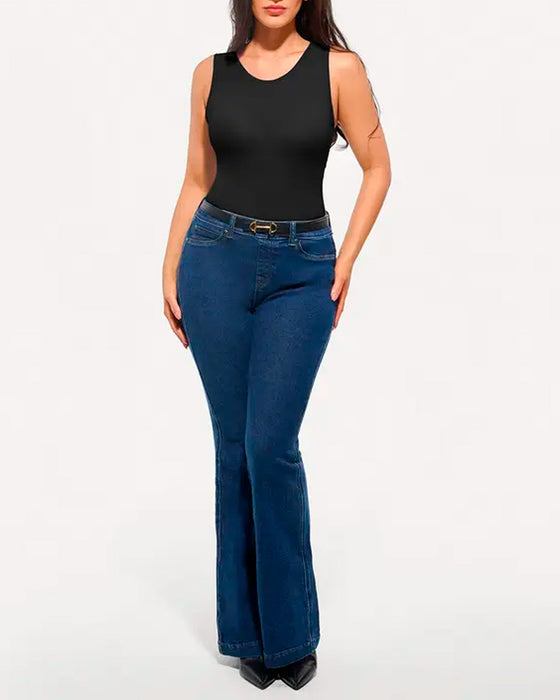 Débardeur Rayé Soutien-Gorge Intégré