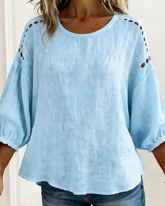 Chemisier Évidé 100% Coton