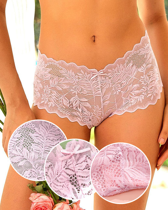 Lot De 8 Culottes Sexy Taille V Dentelle Fesses Nues Pour Femme