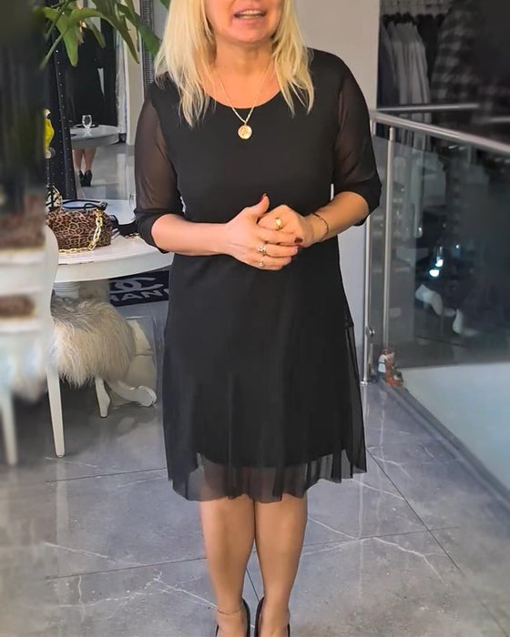 Robe Transparente Et Tendance Unie