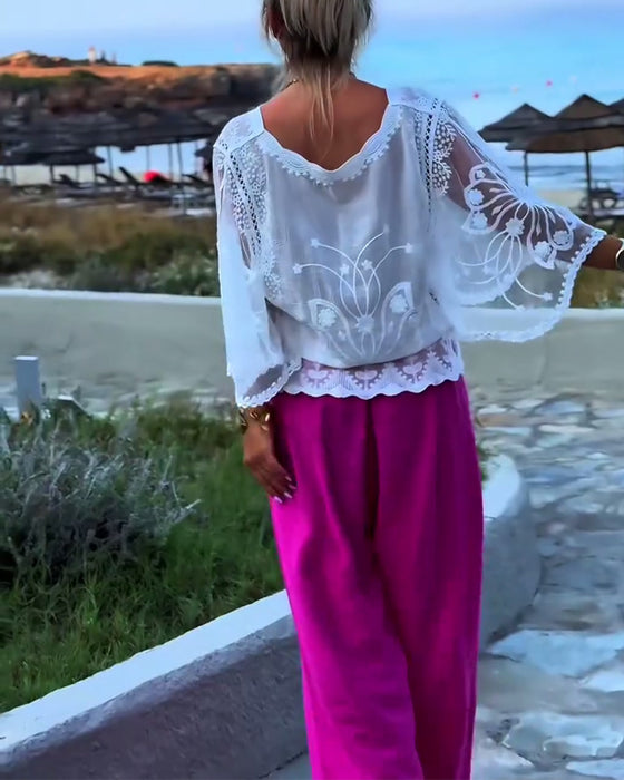 Blouse Unie Tendance