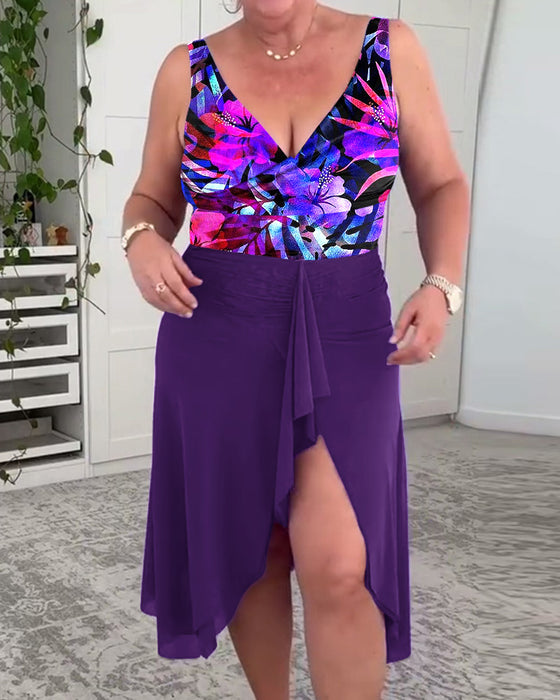 Maillot de bain Imprimé Floral Coloré