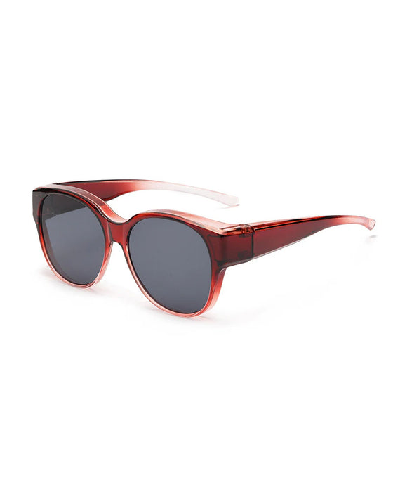 Lunettes De Soleil Rondes Tendance À Protection Uv400 Polarisée