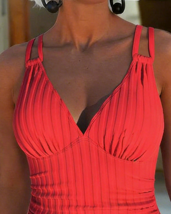 Maillot De Bain Une Pièce Dos Nu Avec Découpes