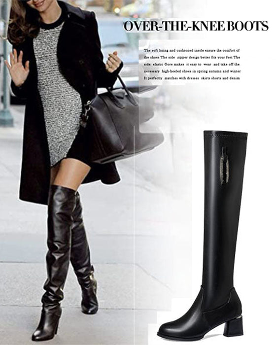 🔥 DERNIER JOUR DE PROMO 🔥🌸✨Bottes en cuir chaudes pour femmes