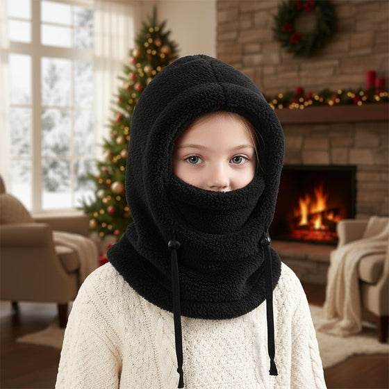 Cagoule D'hiver Polaire 3-En-1 Pour Enfants