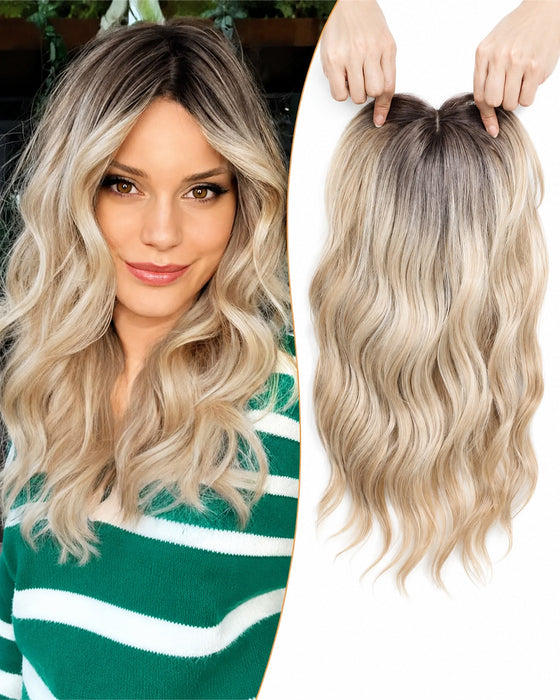 PANEWAY Postiche Cheveux 16 Pouces Ondulé Pour Femmes