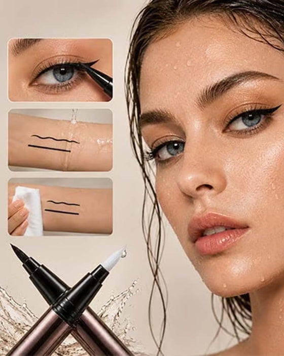 Eye-liner Liquide Double Pointe – Traits Nets, Zéro Bavure, Toute La Journée 🖊️✨