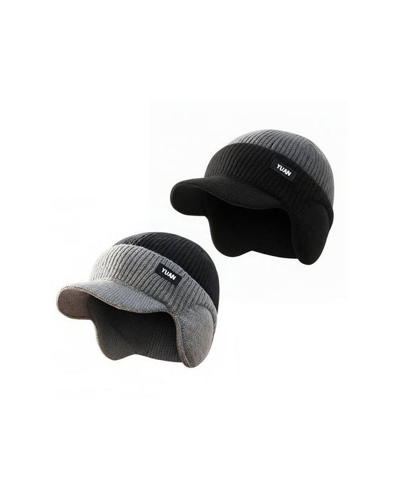 Bonnet Thermique Coupe-Vent D'hiver Avec Visière