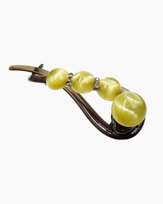 Barrette Élégante Pour Coiffures Vers L’Arrière