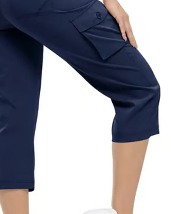 Pantalon Décontracté Court Multi-Poche Randonnée