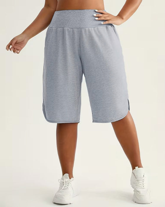 Shorts Taille Haute Jambes Larges