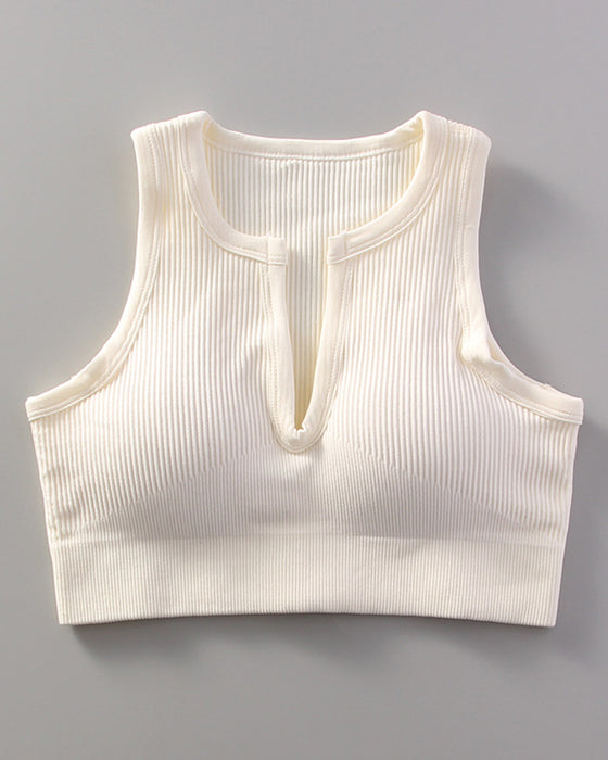 Débardeur Yoga Sportif Avec Soutien-Gorge