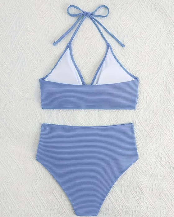 Bikini Halter Taille Haute