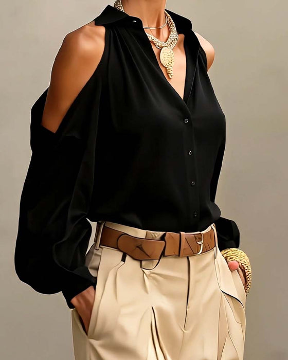 Chemisier Off Shoulder Mode