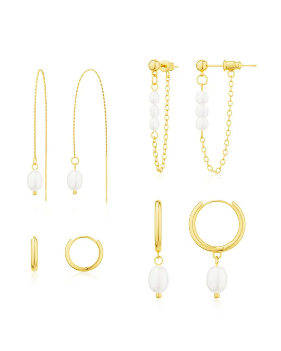 3 Couches Chaîne Boucles D'Oreilles Pour Femmes