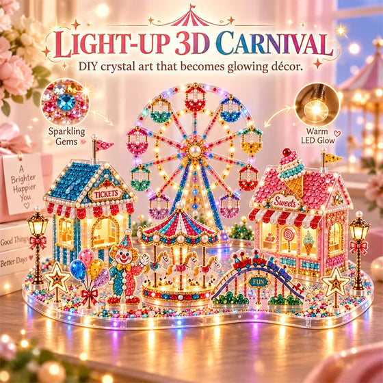 3D LED Noël Art Diamant DIY Kit