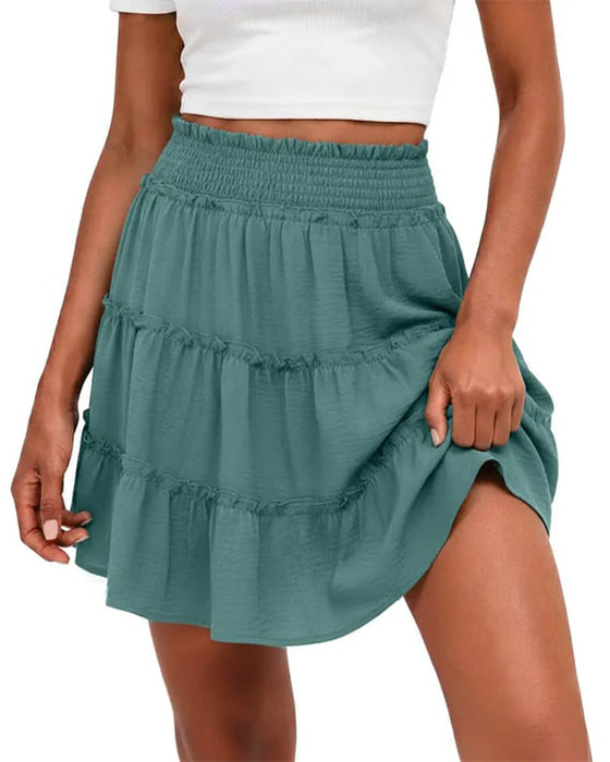 Bas Taille Élastique Avec Short Intégré