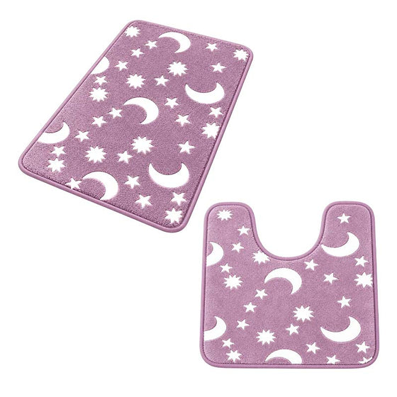 Tapis de sol en polaire corail luminescent